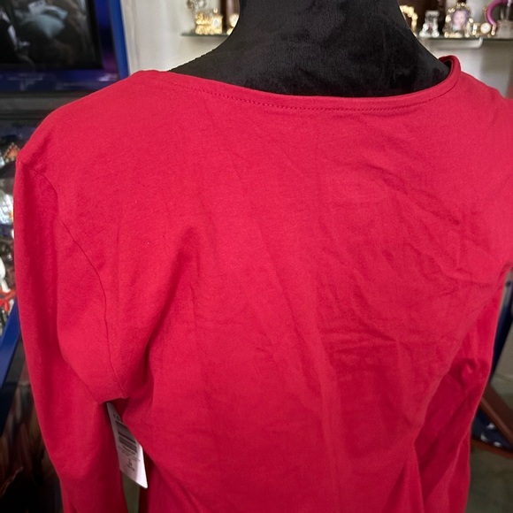 Torrid Womens Foxy Sweetheart Twist Top Size 1 Red NWT - Picture 7 of 7